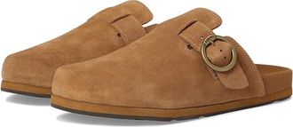 Ariat Country Mule Womens Flat Shoes Caramel Suede : 9.5 B - Medium, Leather/Rubber/Vinyl