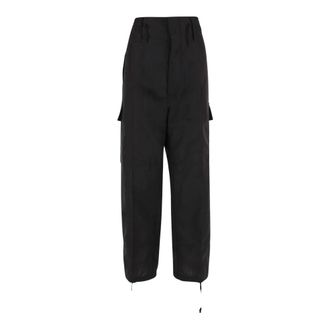 Niccol&ograve; Pasqualetti Pantaloni oversize in misto lino - - Sport - Donna - Nero - S