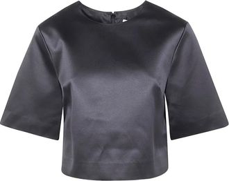 By Malene Birger Top con maniche corte - Nero