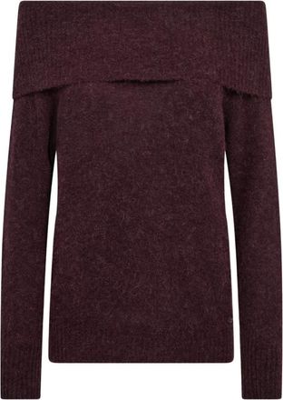 Mos Mosh Truien - Dames - Ronde hals truien - Paars - XL - Truien & Vesten