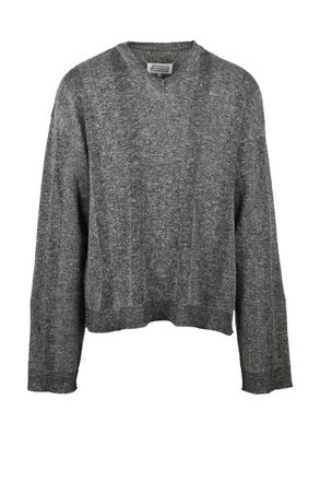 Maison Margiela V-neck Pullover - Red