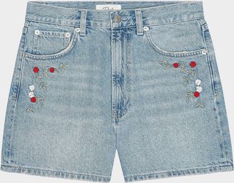 Rails Rancho High-Rise Denim Shorts