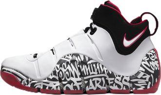 Nike Nike Zoom Lebron IV - White / Black / University Red, White/Black/Red/White, 9.5 UK