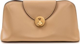 Versace Kleine Crossbody Lamsleer - Dames - Clutches - Beige - ONE Size - Leer - Tassen
