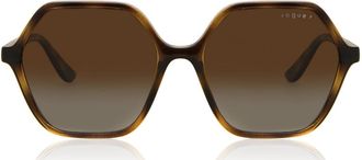 Vogue Eyewear VO5361S Polarized W656T5 Womens Sunglasses Tortoiseshell Size 55
