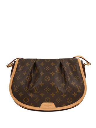 Louis Vuitton 2011 PM Menilmontant Monogram shoulder bag - Bruin
