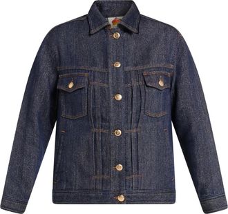 Farm Rio Giacca denim Shine - Blu