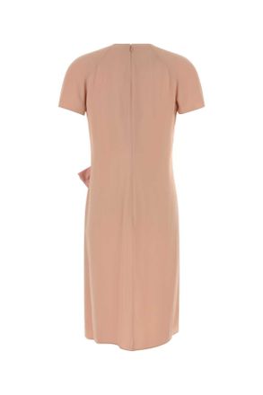 Valentino Garavani Womens Pink Crepe Dress Rose Abiti