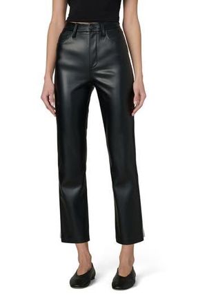 Joe's Lyra Slim Ankle Faux Leather Pants in Black at Nordstrom Rack, Size 26