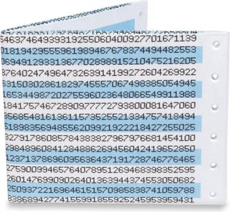 Dynomighty Dynomighty Mens Dot Matrix Pi Mighty Wallet