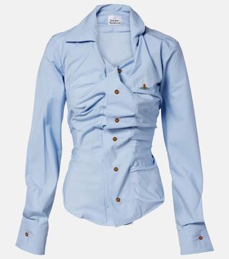 Vivienne Westwood Camicia Orb in popeline di cotone