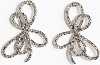 H&M Bow-shaped stud earrings - Silber