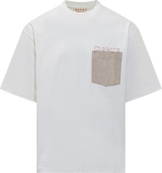 Marni Marni T-Shirt With Contrast Pocket