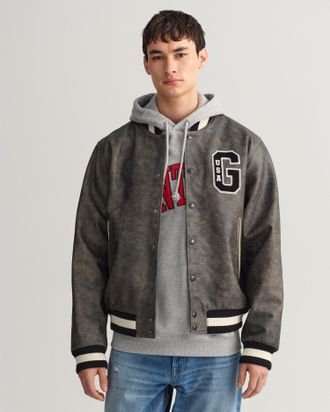 GANT GANT Varsity Jacket aus Leder