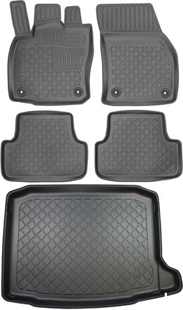 OEM Juego De Alfombrillas Para Coche Y Maletero Para Seat Ateca Suv Desde Septiembre De 2016