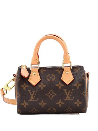 Louis Vuitton Speedy Bandouliere NM Bag Monogram Canvas Nano crossbody bag - Marrone