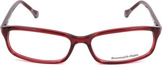 Ermenegildo Zegna Red Plastic Glasses (Frames)