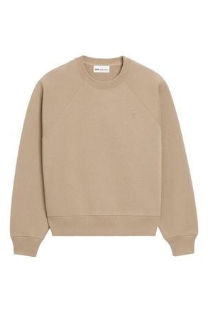 Ami LOOPBACK ADC SWEATSHIRT Size: XL, colour: BEIGE