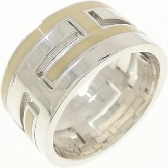 Herm&egrave;s Silver Silver 925 Band Ring (Pre-Owned)