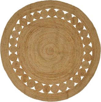 vidaXL Alfombras De &Aacute;rea Natural &Oslash; 210 Cm Yute Vidaxl
