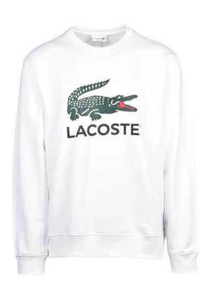 Lacoste Cotton Sweatshirt - White