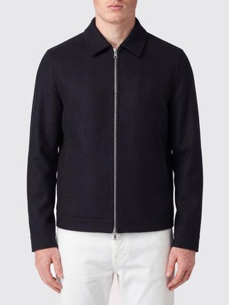 BRIGLIA 1949 Giacca camicia in pura lana con colletto classico e zip