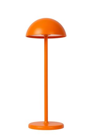 Lucide L&aacute;mpara de mesa de aluminio con 1 led integrado, naranja