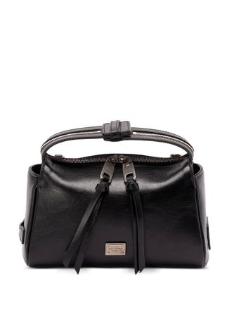 Dolce & Gabbana zip-fastening leather tote bag - Nero