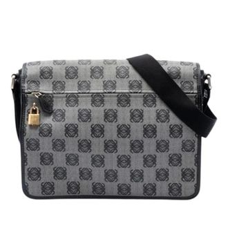 Loewe Pre-owned Crossbody Bag - Dames - Pre-owned - Grijs - Maat: ONE Size