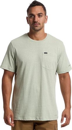 Columbia Thistletown Hillstm Pocket T-Shirts Mens Clothing Safari Heather : 2XL, Cotton/Polyester