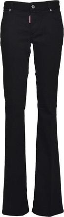 Dsquared2 Black Flare Twiggy Denim Jeans