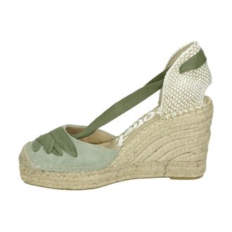 Vidorreta Schoenen, Dames, Groen, 41 EU, Leer, Matisse 7C Wedges
