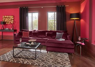 HOME AFFAIRE Ecksofa »Renesse L-Form« lose Kissen, Keder an Sitzkissen