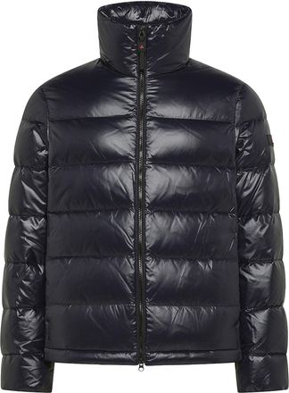 Peuterey Luminescent Nylon High-Collar Down Jacket
