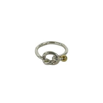 Tiffany & Co. Gold Silver Band Ring (Pre-Owned)
