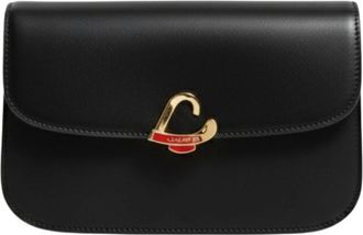 Lancaster Sac trotteur Paris Philos - Dames - Schoudertassen - Zwart - ONE Size - Leer - Tassen