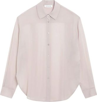 Frankie Shop Overhemden, Dames, Roze, L, Peri Shirt