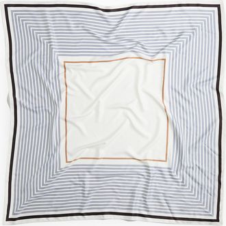 H&M Gemustertes Tuch - Blau/Gemustert