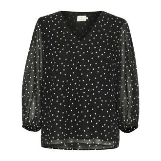 Kaffe Overhemden, Dames, Zwart, L, Blouses