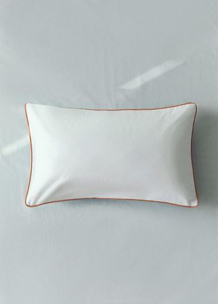 Mango Federa culla percalle di cotone double face bordo contrasto 30x50 cm verde acqua - Home - 30x50cm - MANGO HOME