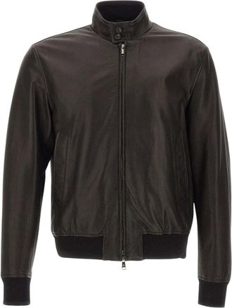 Tagliatore Giubbotto in pelle - - Jackets - Uomo - Nero - XL