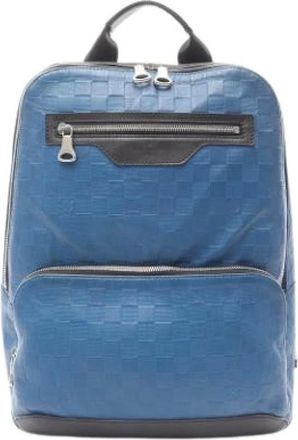 Louis Vuitton Pre-owned Backpacks, male, Blue, Size: ONE SIZE Pre-owned Damier Infini Backpack