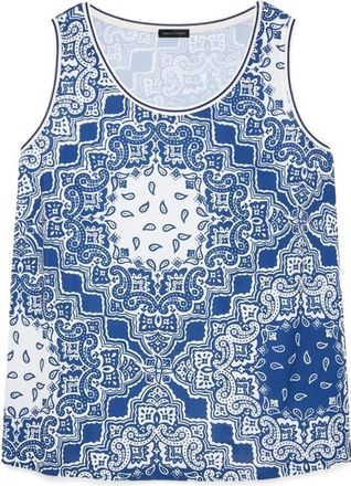 Fiorella Rubino Sleeveless Tops - Dames - Tops zonder mouwen - Blauw - XL - Tops