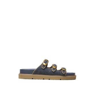 Marc Jacobs Sliders, female, Blue, Size: 10 US The Lug Sole Slide