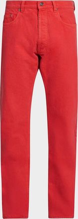 Versace Five-Pocket Straight Jeans
