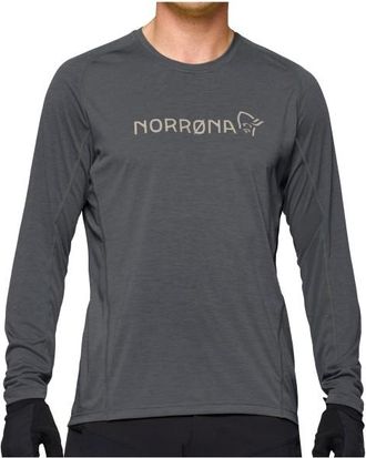Norr&oslash;na Fj&oslash;r&aring; Equaliser Lightweight Long Sleeve Velotrikot f&uuml;r Herren | blau/grau
