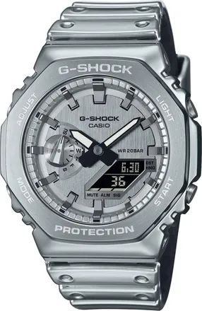 Casio G-shock G-steel Mens Silver Watch GM-2100YM-8AER - One Size