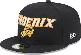 New Era Zwarte Phoenix Suns NBA Patch Pet - Heren - Petten - Zwart - S/M - Accessoires