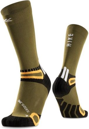 X Socks Hike Discover Crew Wandersocken - Unisex | oliv