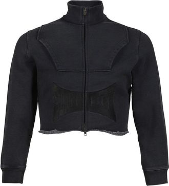 VETEMENTS Upside-down Logo Zip-up Hoodie